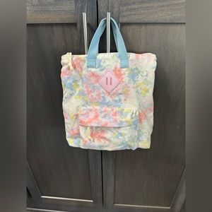 Girls Small Tye Dye Backpack, Target, Cloth, Pink, Yellow, Blue